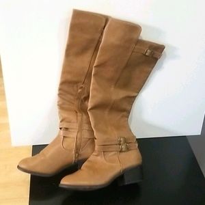 Ardene knee high tanned boots
